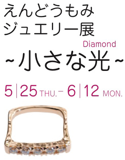 n project 2017 g-8えんどうもみジュエリー展 〜小さな光(Diamond)〜